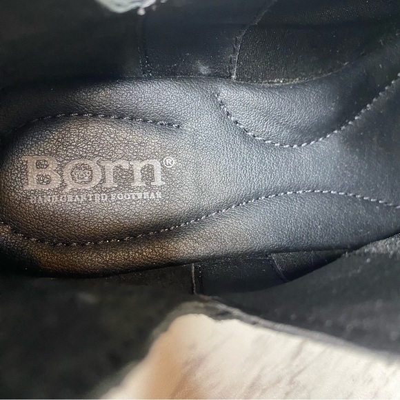 Born Kerri Black Distressed Suede Bootie 8M - Picture 13 of 15